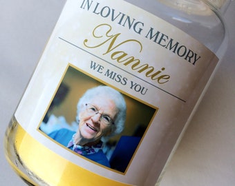 Personalised Photo Memorial Loss Remembrance Candle Label Sticker Gift, place on your favourite candle.