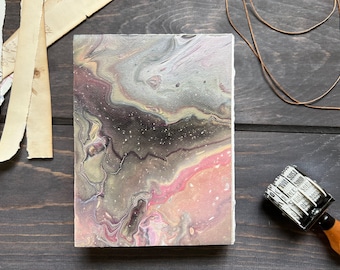 Cosmic Acrylic Pour Journal