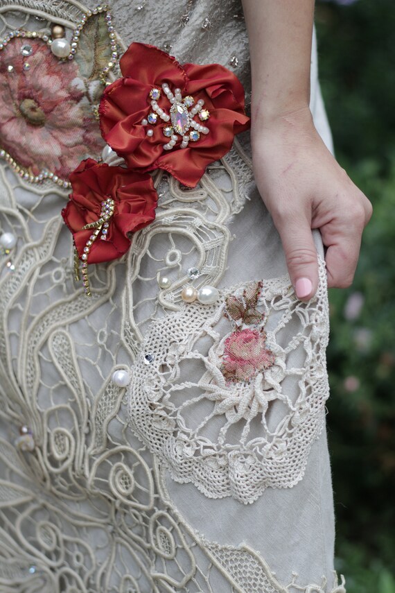 Gypsy Set - Upcycled Skirt and Top main image 0