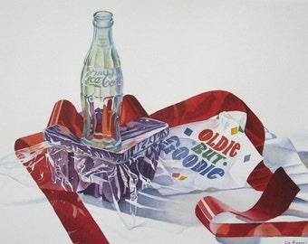 STILL ON TOP Coca Cola Art Print - Coke Art