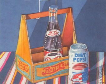 STANDING TALL - Pepsi Cola Art Print