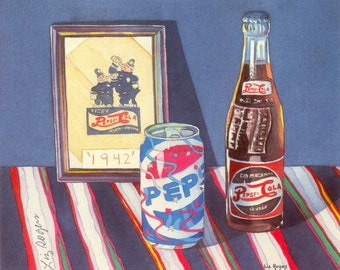 ENJOY PEPSI - Pepsi Theme Art Print