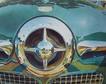 STUDEBAKER CLASSIC > Studebaker Classic Car Print by Liz Rogers