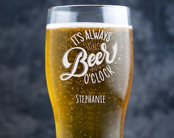 Custom Beer Glass, Personalised Beer Glass, Groomsmen Gift, Engraved Pint Glass, Beer Glasses, Personalized Pint Glass, Beer Gift, Engraved