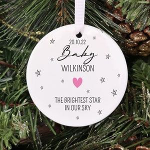 Personalised Baby Loss Bauble | Pregnancy Loss | Memorial Christmas Ornament | Angel Baby Keepsake | Baby Loss Bauble | Miscarriage Gift