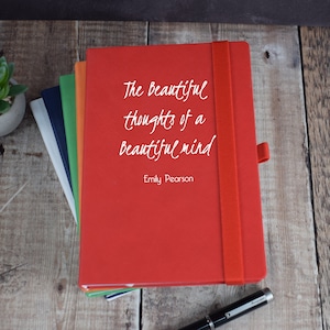 Beautiful Mind Personalised Notebook -  Personalised Gifts, Journal, Notebook A5 , Notebook Planner  - Beautiful Mind