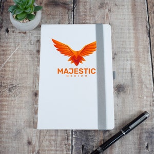 Personalised Company Corporate Notebook with Logo -  Personalised Corporate Gifts, Journal, A5 Notebook, Notebook Planner - Logo
