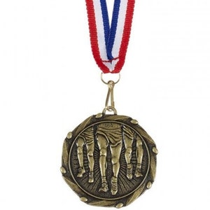 Medalla de corredor grabada con cinta incluida - Medallas personalizadas para carreras populares y parkruns - Premios de reconocimiento