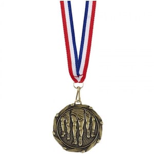 Engraved Running Medal Award Complete with Medal Ribbon - Personalized Fun Run Park Run Medals Achievement Awards