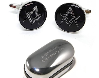 Masonic Cufflinks | Etsy Masonic Cufflinks | Etsy