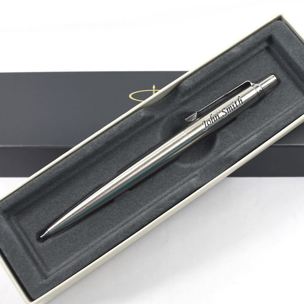 Personalised Pencil, Engraved Pencil, Stainless Steel Parker Jotter Pencil, Graduation Gift, Wedding Gift, Birthday Gift, Christmas Gift