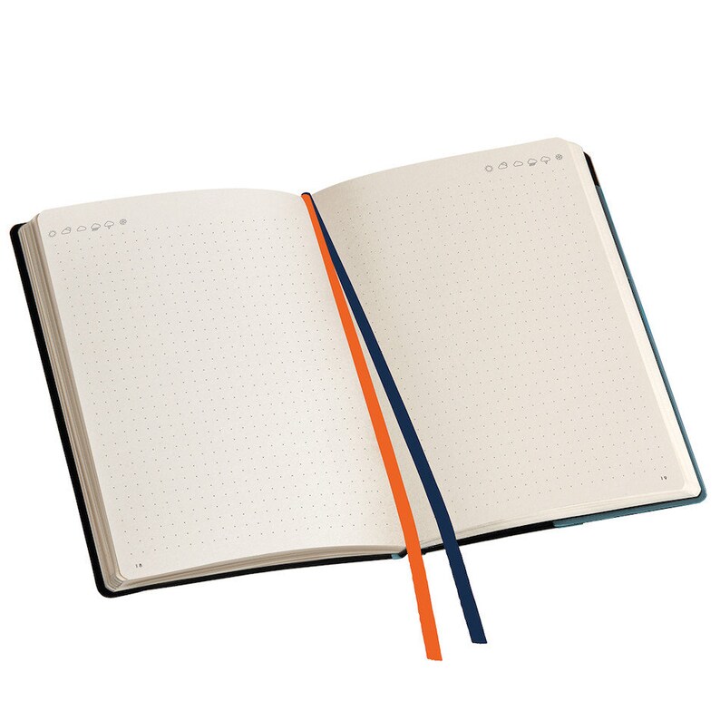 Personalised Embossed Dotted Notebook Bullet Journal Etsy