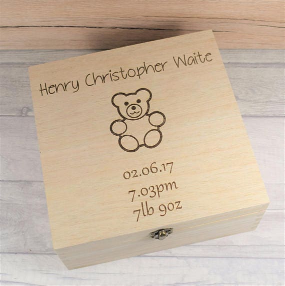 new baby keepsake box