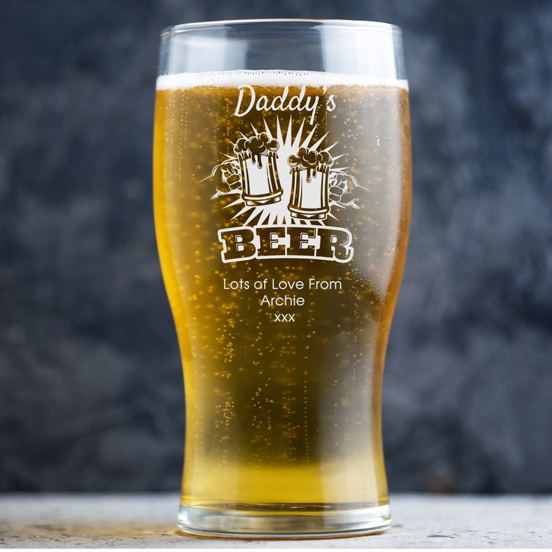 Personalised Beer Glass Custom Beer Glass Engraved Pint Etsy Australia