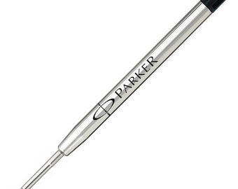 Single Parker Medium Quinkflow Ballpoint Pen Refill - Black Ink