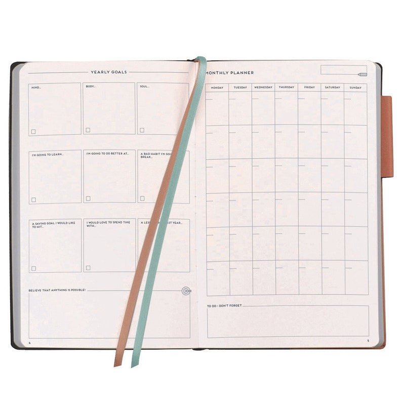 Personalised Embossed Dotted Notebook Bullet Journal Etsy