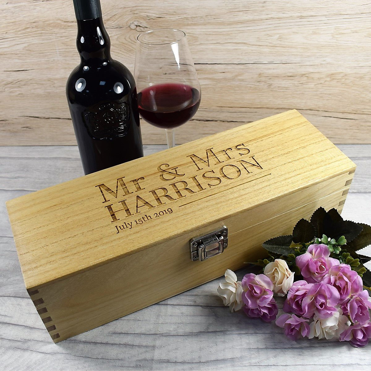 Wooden Wine Boxes for sale Only 4 left at 65