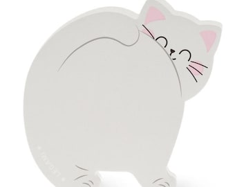Legami Lovely Notes Kitty självhäftande anteckningsblock - Kattanteckningsblock, Kattklistermärken, Katt Post-it-lappar, Kattbrevpapper, Kattblock