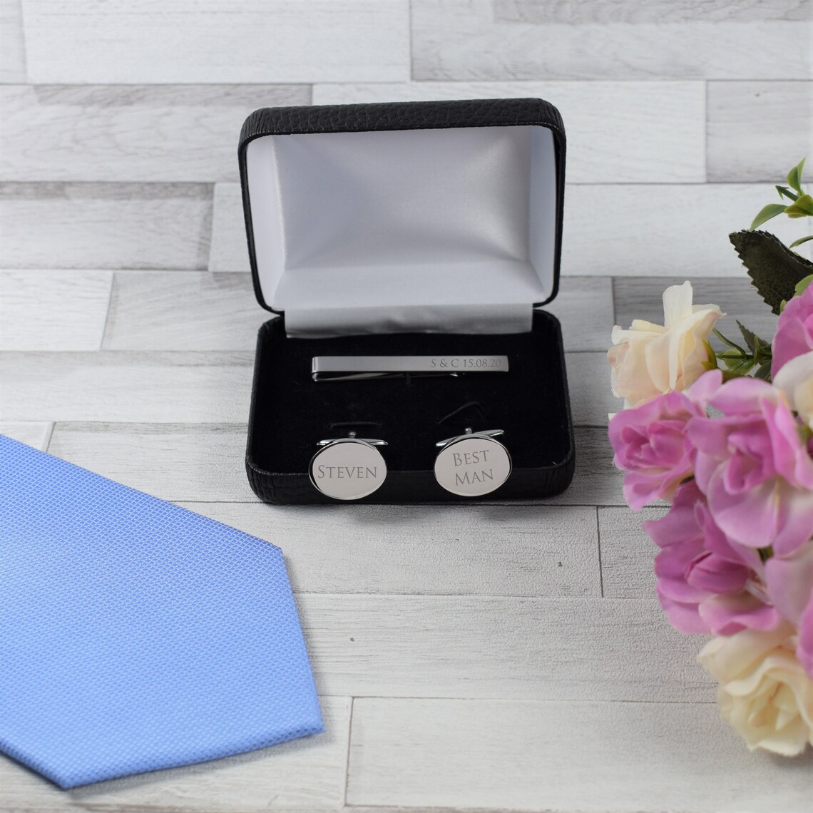 personalised tie slide