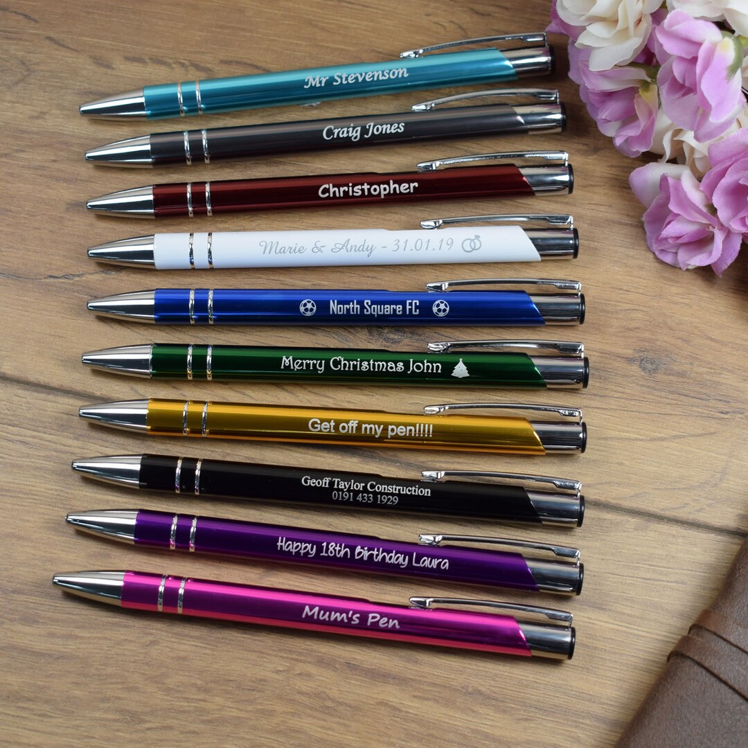 Personalised Pen, Engraved Pen, Engraved Ballpoint Pen, Mothers Day ...