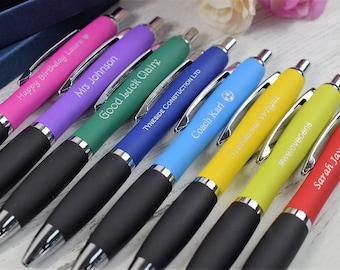 Gepersonaliseerde pen, gegraveerde pen, gegraveerde metalen contourbalpen, Vaderdag, Afstudeercadeau, Huwelijkscadeau, Verjaardagscadeau, Leraarcadeau