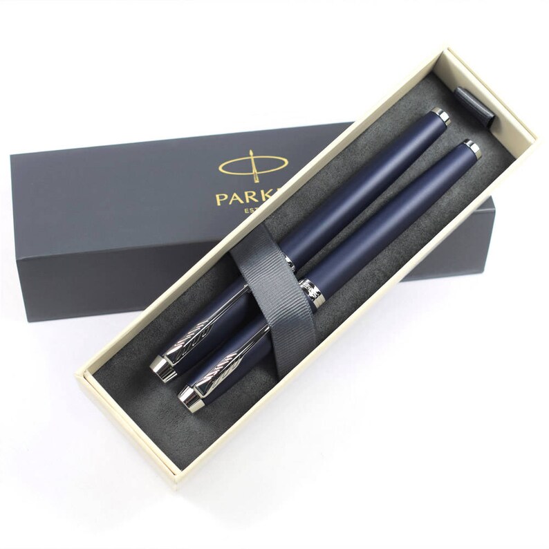 Engraved Personalised Parker IM Rollerball and Fountain Pen Etsy