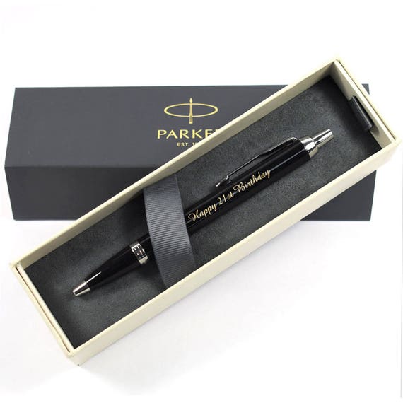 Personalised Engraved PARKER IM Ball Pens Fountain Pens Gift Box 