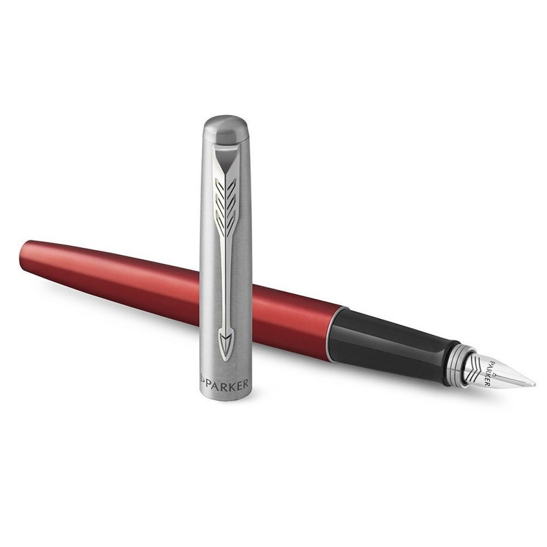 Engraved Fountain Pen Personalised Parker Jotter /'Kensington Red/' FOUNTAIN PEN Parker Pen Wedding Gift Engraved Fountain Pen Birthday