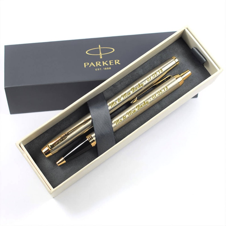 Personalised Engraved Parker IM Ballpoint Pen GIFT Box option GREAT PRESENT