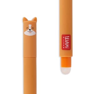 Penna gel cancellabile Legami Corgi - Inchiostro nero - Penna Corgi, Penna cane Corgi, Cancelleria per bambini, Penna gel Legami, Penna cane, Penna cancellabile Legami