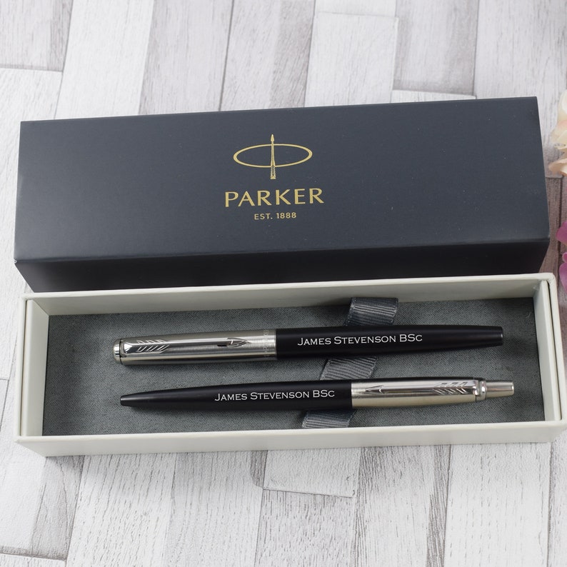 Personalised Engraved Parker IM Ballpoint Pen GIFT Box option GREAT PRESENT