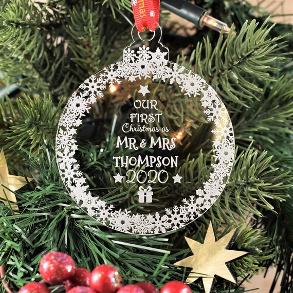personalised first christmas gifts