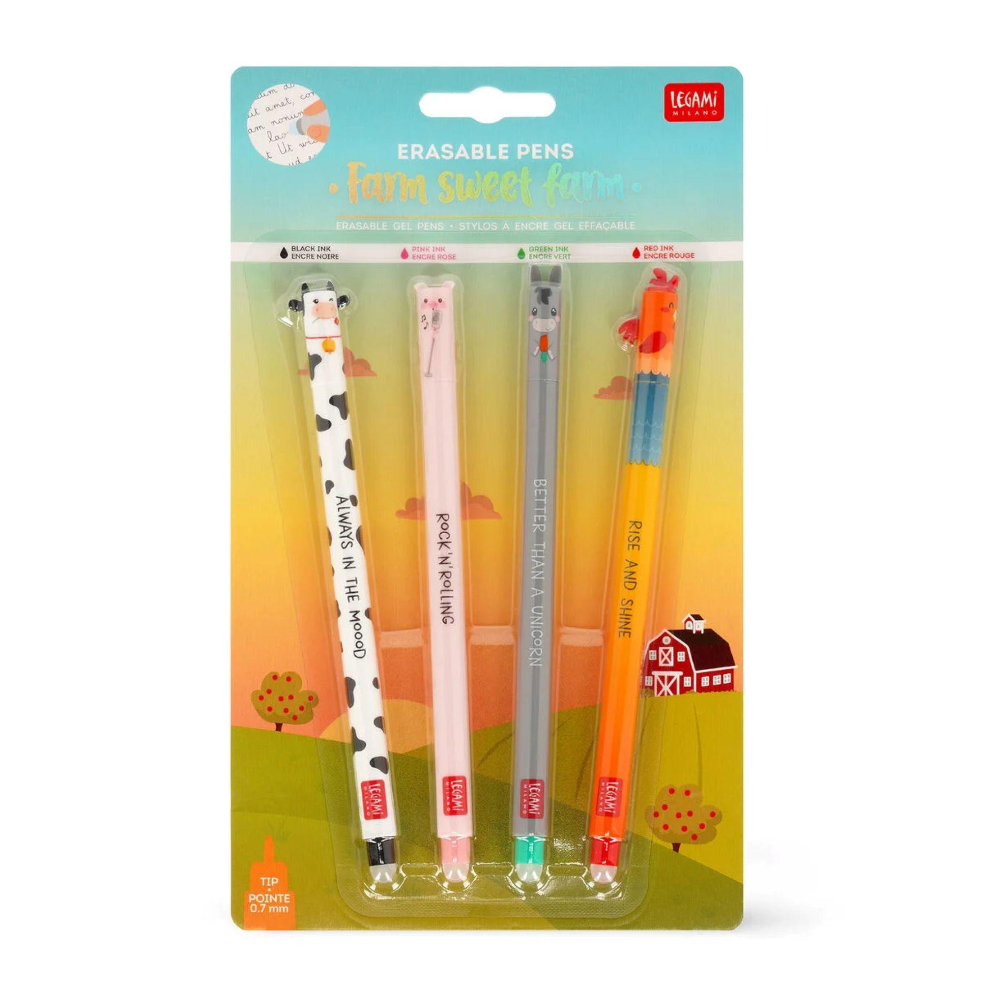 ZOCONE 25 penne simpatiche per sacchetti per feste per bambini, penne kawaii stravaganti da 0,5
