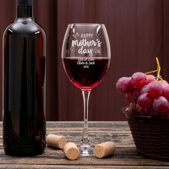 Mum Life wine glass Mum Life wine glass