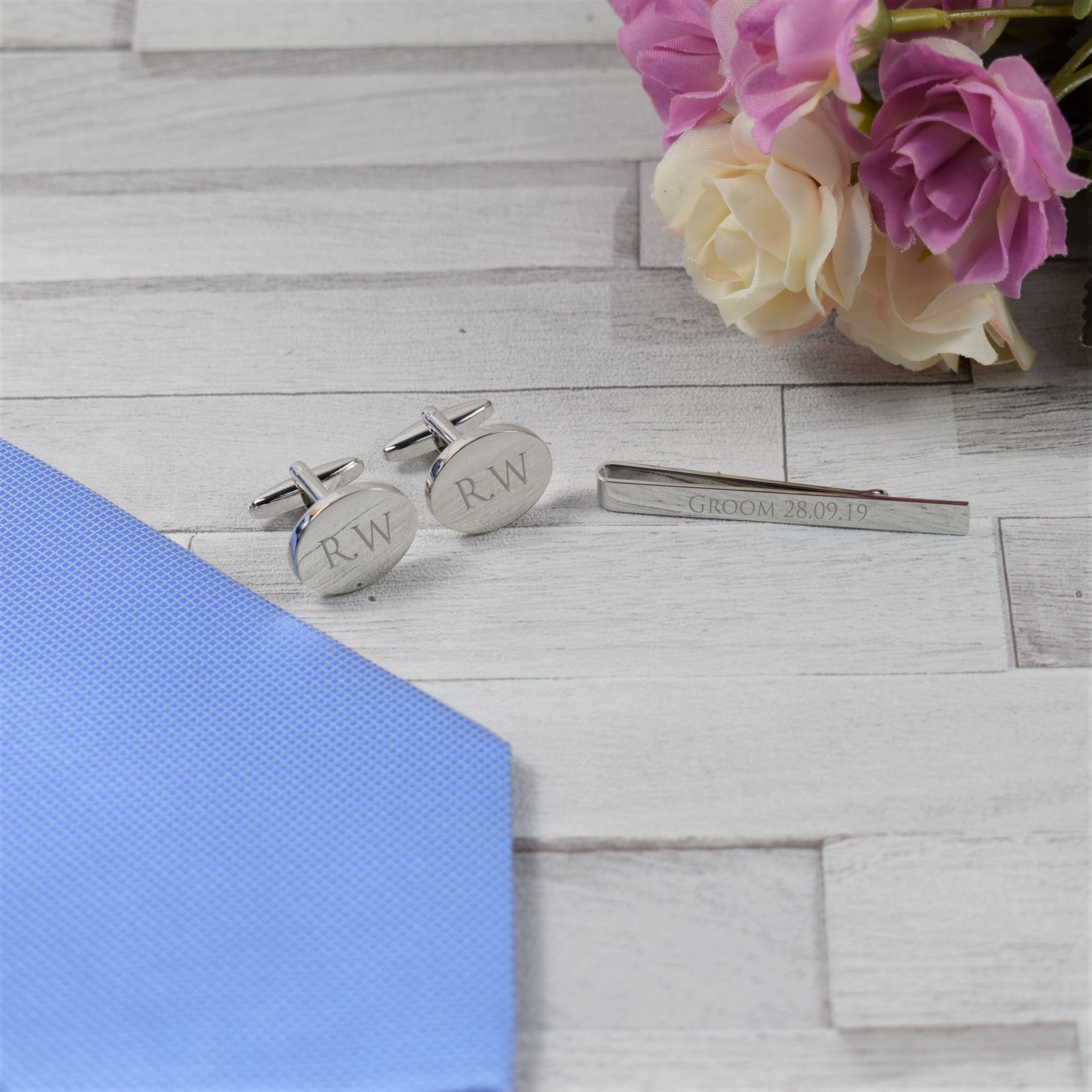 personalised tie slide