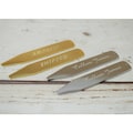 Personalised, Engraved Collar Stiffeners | Available in Gold OR Silver - Mens Collar Stiffeners, Mens Accessories, Engraved Collar Stays