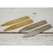 Personalised, Engraved Collar Stiffeners | Available in Gold OR Silver - Mens Collar Stiffeners, Mens Accessories, Engraved Collar Stays 