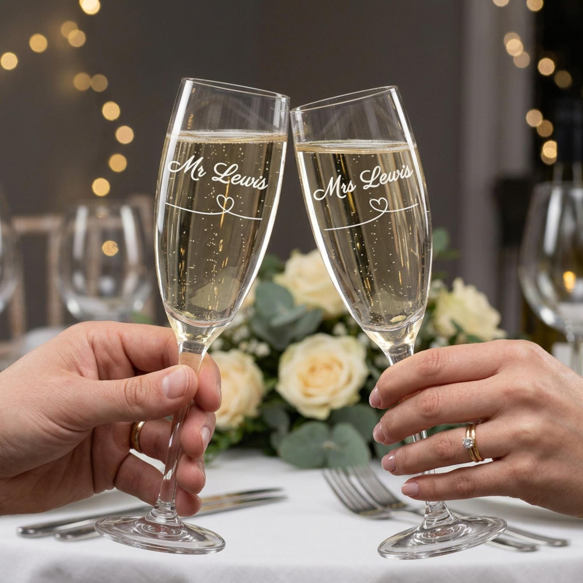Sziqiqi 2 bicchieri da champagne in cristallo a doppia parete senza piedini, in vetro trasparente soffiato a mano per catering, matrimoni, feste, bar, riunioni di famiglia
