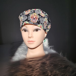 Scrub Hat/Sugar Skull