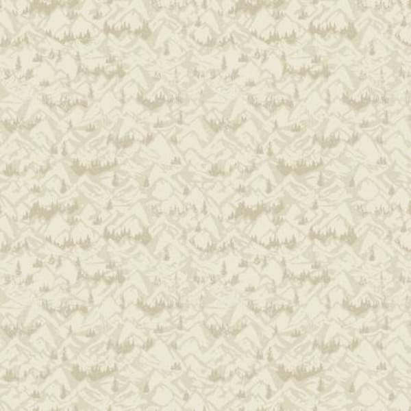 Legends of the National Parks - Mountains Cream by Anderson Design Group for Riley Blake Designs, 1/2 yard, C13284R-CREAM