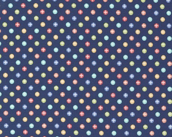 Sunwashed - Pomegranate Dots Midnight by Corey Yoder for Moda Fabrics, 1/2 yard, 29166 21
