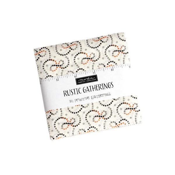 Rustic Gatherings Charm Pack by Primitive Gathering by Moda, 5" squares, 49200PP