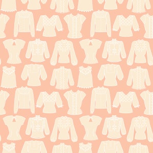 First Light - Blouses Shirts Dresses Peach Blossom by Ruby Star Society for Moda Fabrics, 1/2 yd,  RS5050 13