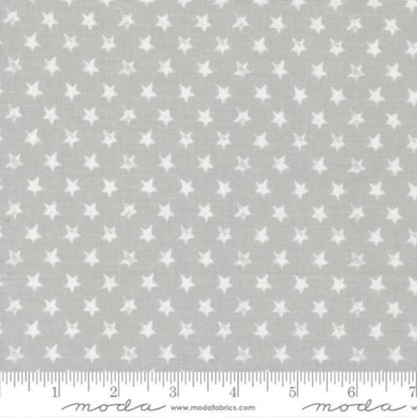 Old Glory - Star Spangled Silver by Venessa Goertzen with Lella Boutique for Moda, 1/2 yard, 5204 12