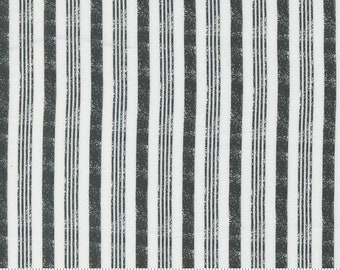 Hey Boo - Stripes Ghost Midnight by Venessa Goertzen with Lella Boutique for Moda, 1/2 yard, 5214 11