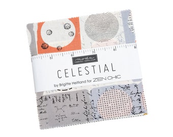 Celestial Charm Pack by Zen Chic for Moda Fabrics, 5" squares, 1760PP