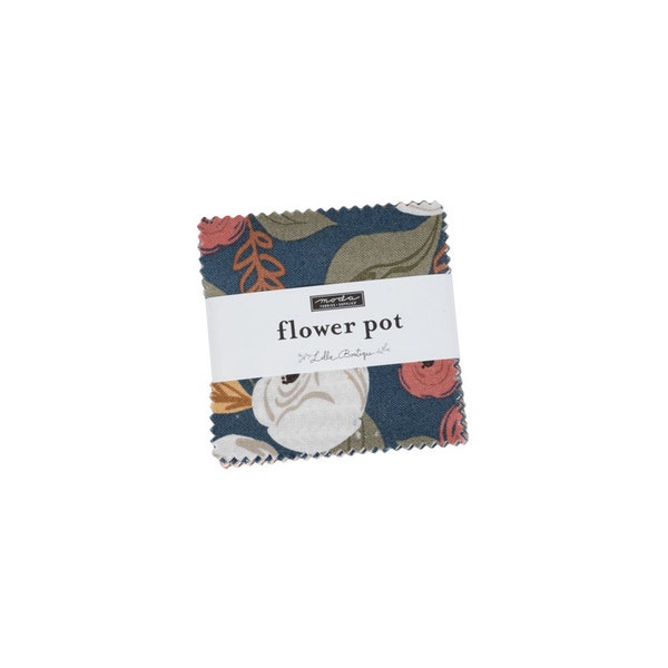 Flower Pot Mini Charm Pack by Venessa Goertzen with Lella Boutique for Moda, 5160MC