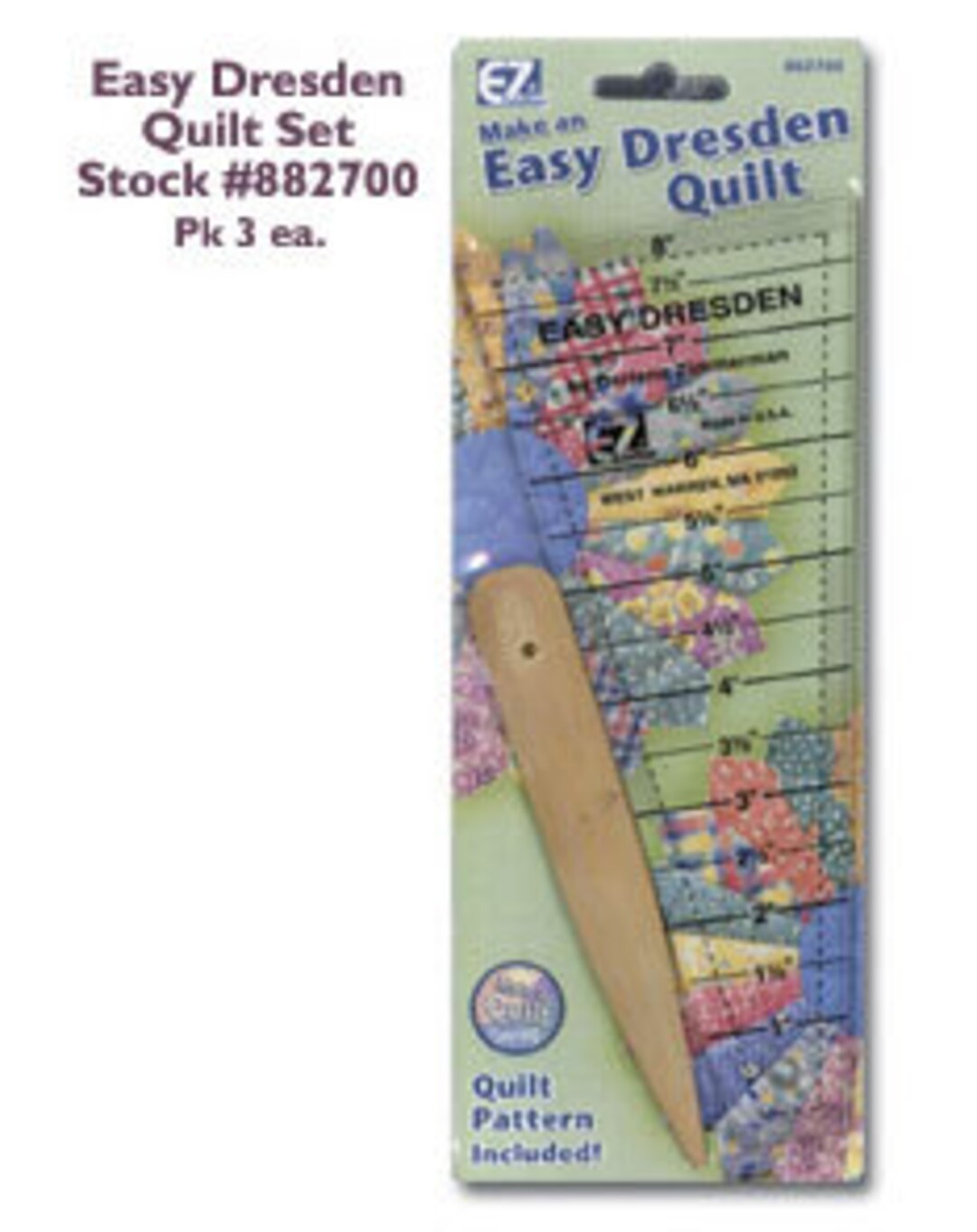 Easy Dresden Ruler by Darlene Zimmerman. - Etsy Canada