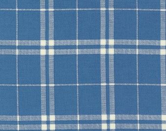 Newport - Large Plaid Medium Blue by Minick & Simpson for Moda Fabrics, 1/2 yd,  14938 15