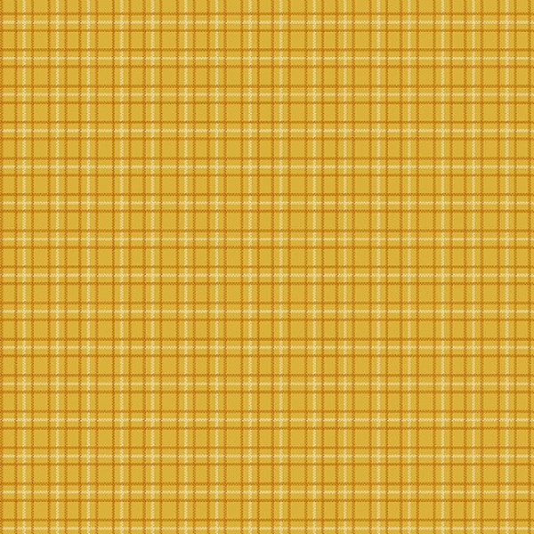 Spiced Cider - Harvest Plaid Yellow by Andover Fabrics, 1/2 yard, A-252-Y